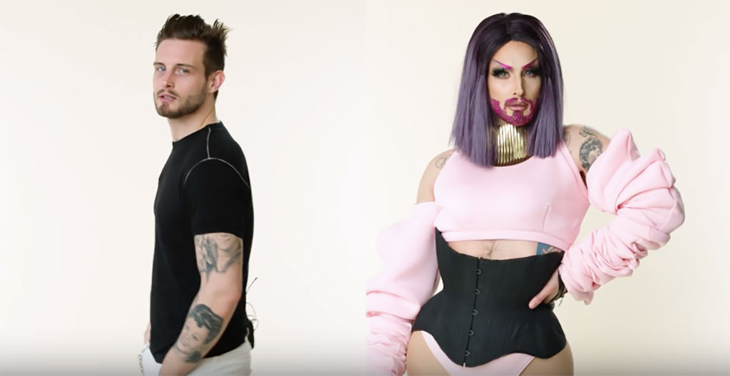 Younger S Nico Tortorella Gets A Drag Makeover From Trinity Taylor E Online Uk